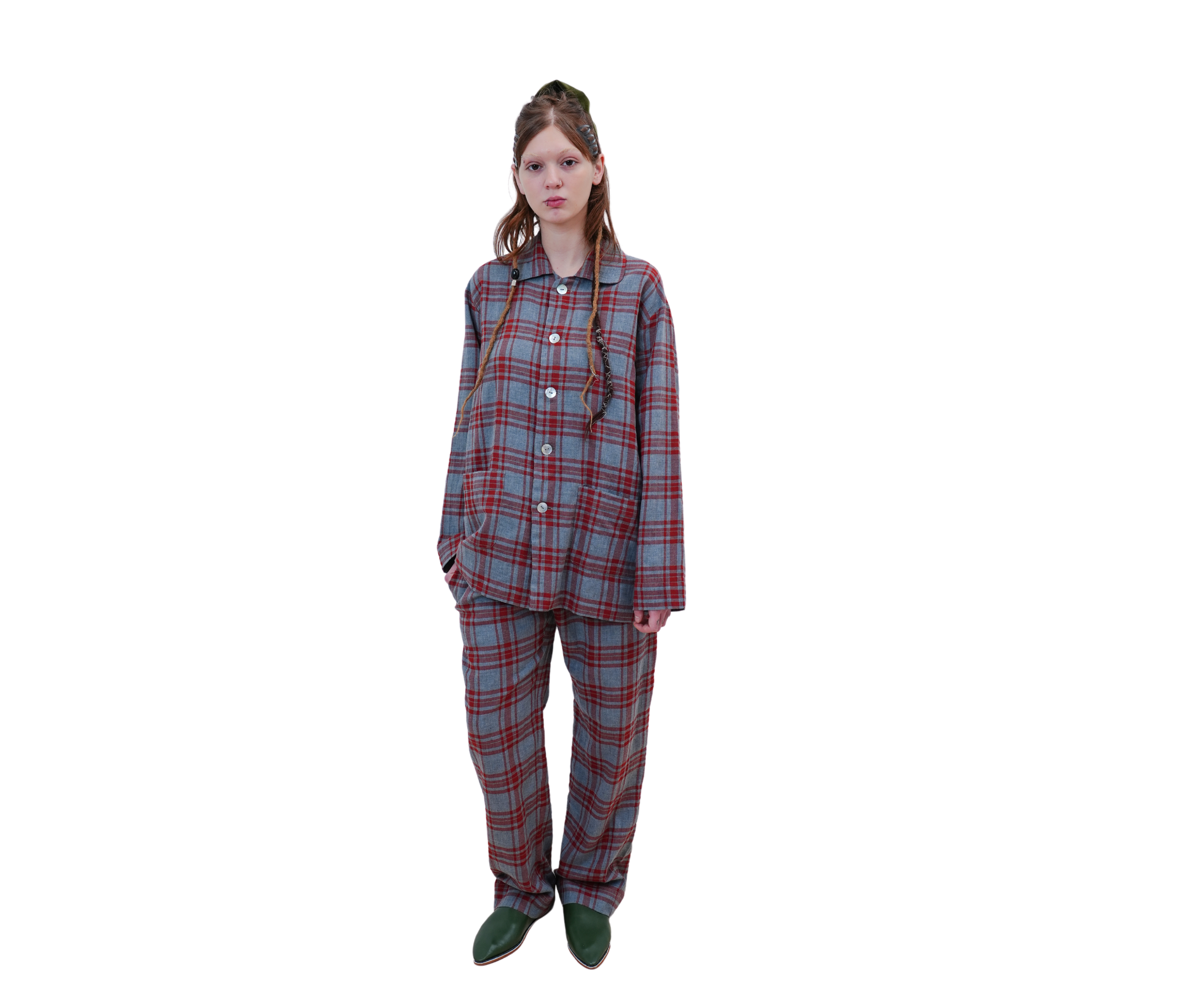 Pajama Red/Grey